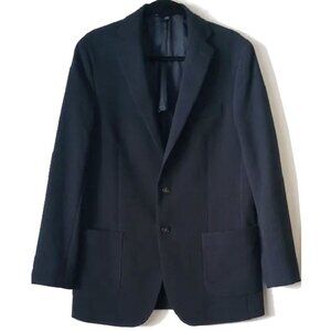 NWOT Jos A Bank Tailored Fit 2 Button Blazer Jacket 41L Italian Fabric Navy